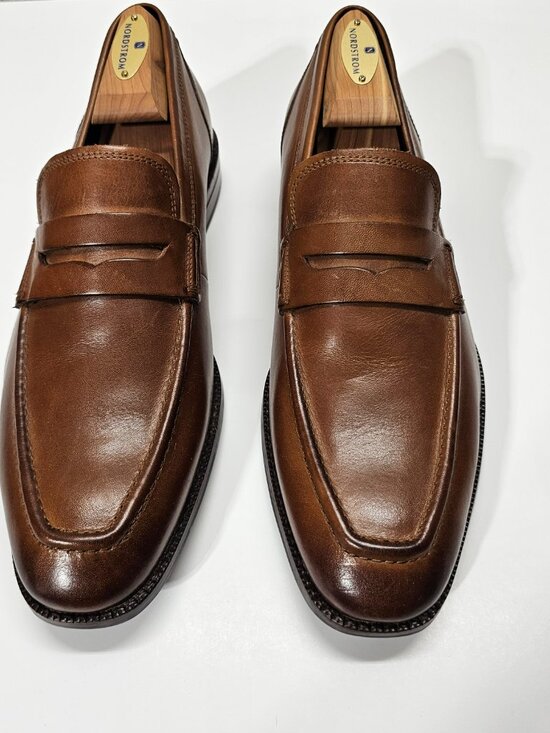 Cole Haan- Size 9M Men\'s Øriginal Grand Brown Leather Penny Loafers